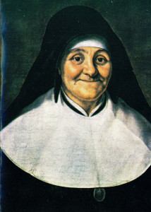 A painting of St. Julie Billiart
